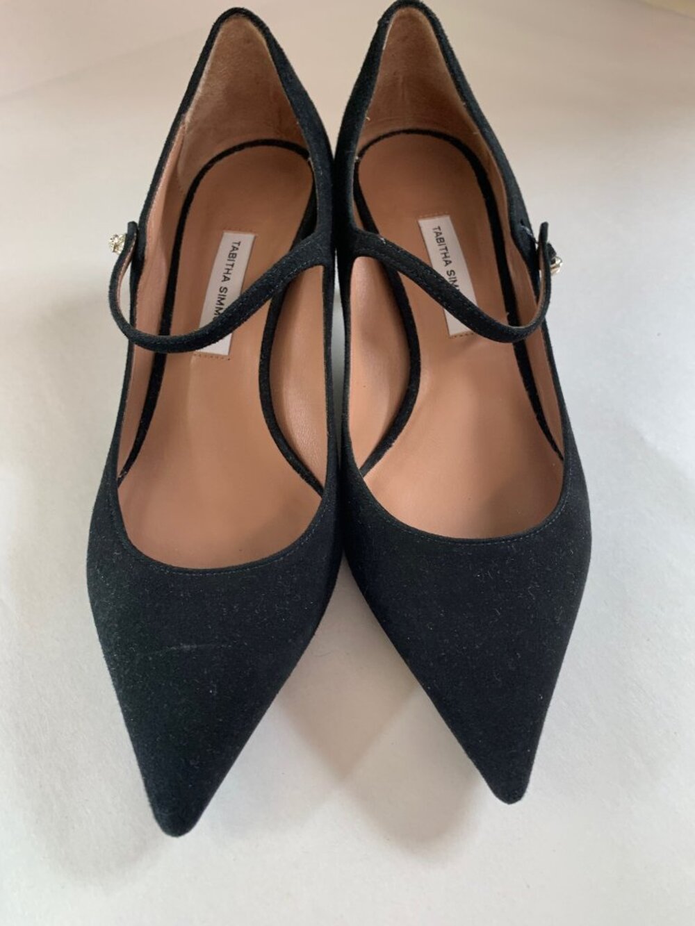 Tabitha Simmons Black Hermione Suede shoes (AS IS), size EU 36